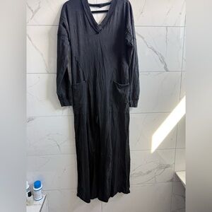 FP Movement by Free People Black Wide Leg Jumpsuit